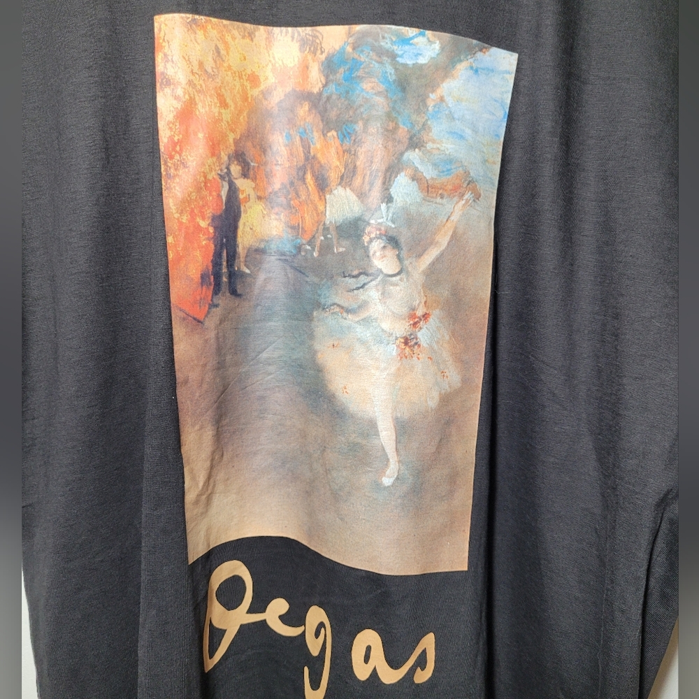 Edgar Degas Ballerina The Star Art Tee Shirt Laurent Monteil T-Shirt 100% Cotton - Picture 5 of 9